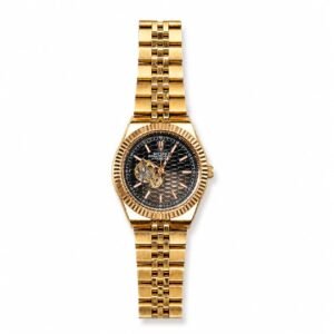 Luxury Golden Skeleton Watch